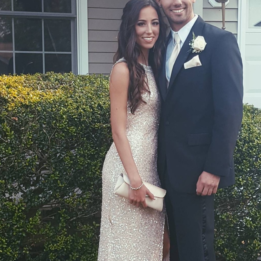 Scala Rose Gold prom dress - Picture 4 of 4